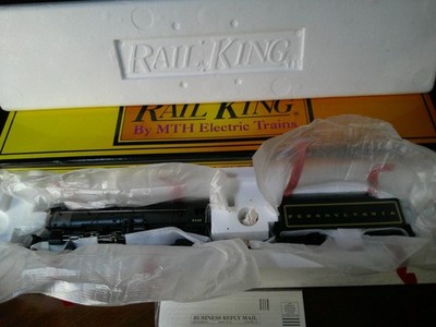 MTH Railking 30-1138-1-Pennsylvania 4-6-2 K4s Pacific Steam Engine w/Proto -NIB!