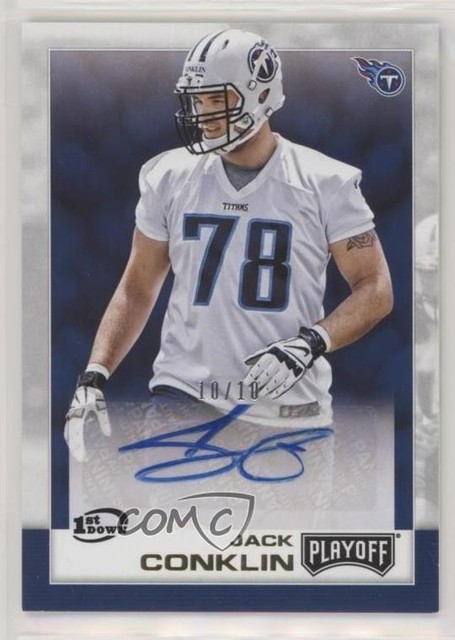 2016 Panini Playoff Rookie Signatures 1st Down 10/10 Jack Conklin #50 Autogramm h4b