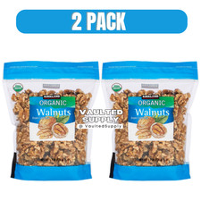 Kirkland Organic Walnuts 2 Pack Unsalted Baking Nuts 3.4 lbs Total