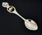 Vintage Juneau Alaska Collectible Souvenir Spoon Dangling Bear Charm 9.7g 11.2cm — photo 3