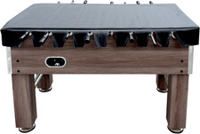 Foosball Table Cover   Fitted 54-In Game Table Cover in Black   Durable, Wrinkle