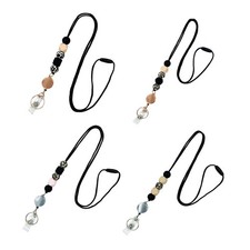 Cute Retractable Lanyard Keychain Holder for Office Men Women Girls ID Badges