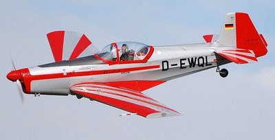 Zlin Z-526 Akrobat Sports Aerobatic Airplane Model Replica Small