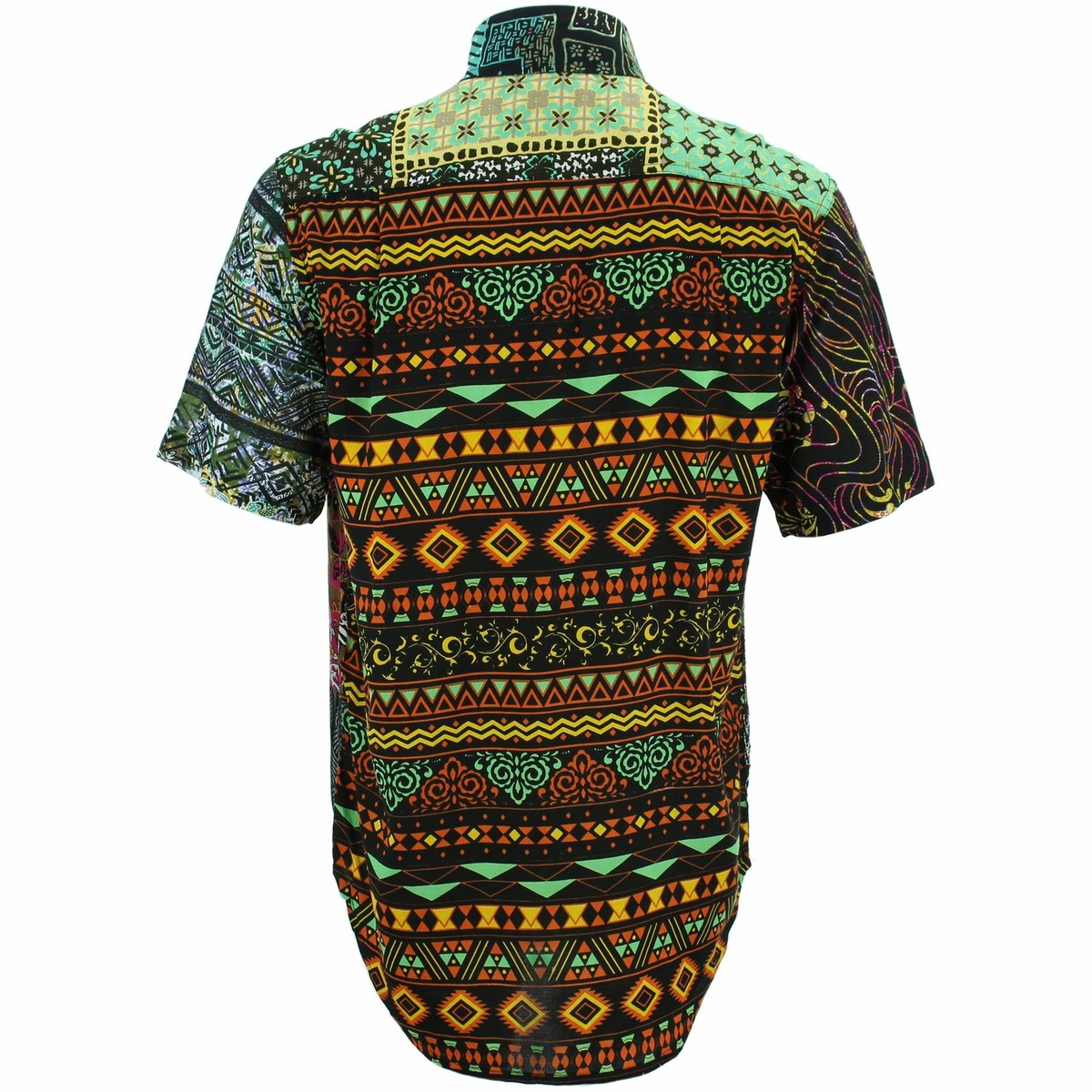 Chemise Manches Longues LOUD ORIGINALS En Coton Batik Noir - Coupe Standard, Fait Main En Indonésie, Neuve Avec étiquette