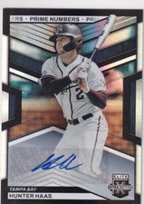 2023 Panini Elite Extra Edition Prime Numbers A Auto #60 Hunter Haas-Rays /200