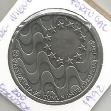 PORTUGAL 200$00 ESCUDOS 1992 - PORTUGAL S PRESIDENCY OF THE EUROPEAN COMMUNITY