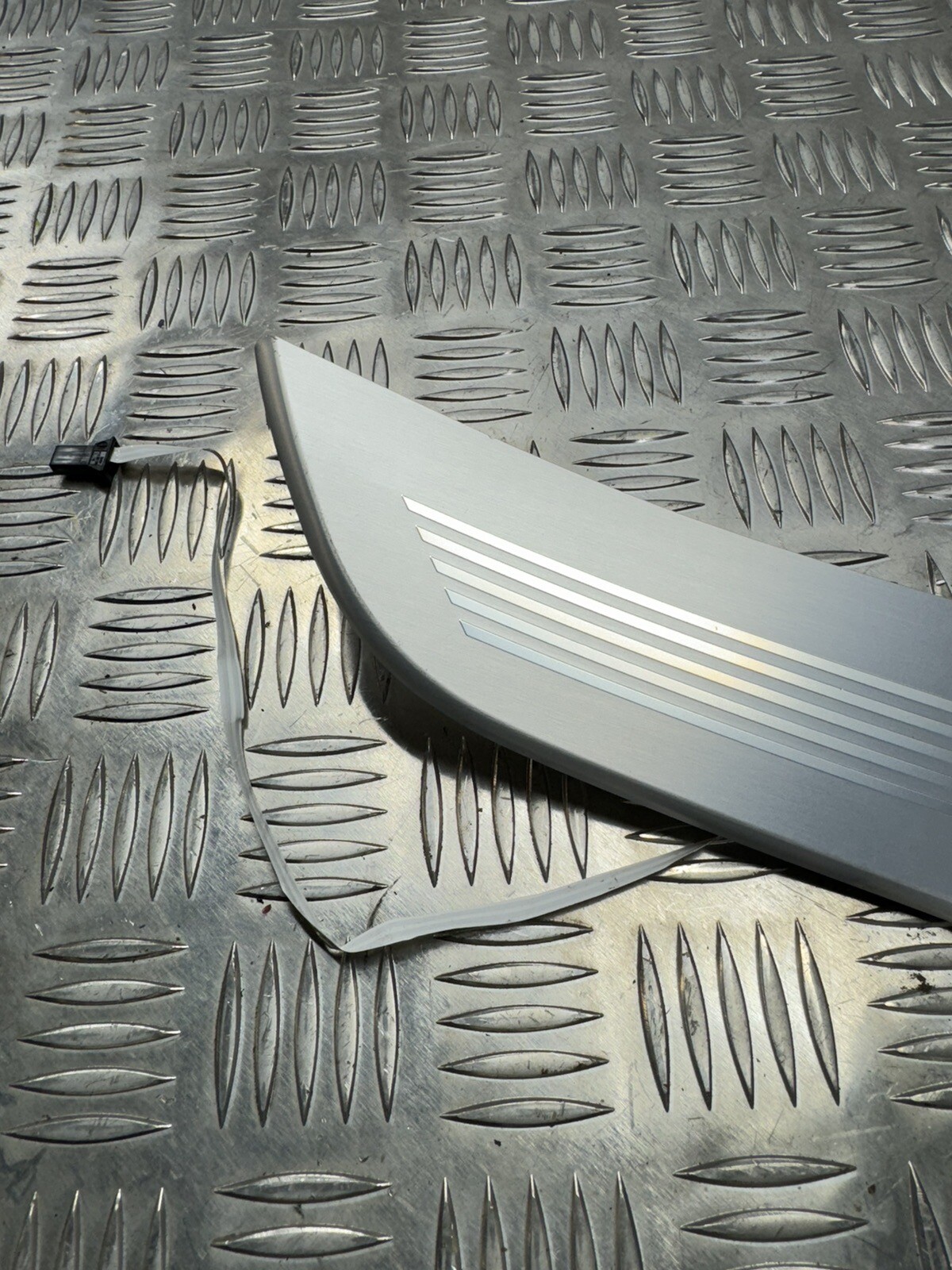 BMW 7 SERIES G11 M SPORT DOOR SILL KICK PLATE LIGHTED REAR DRIVER RIGHT