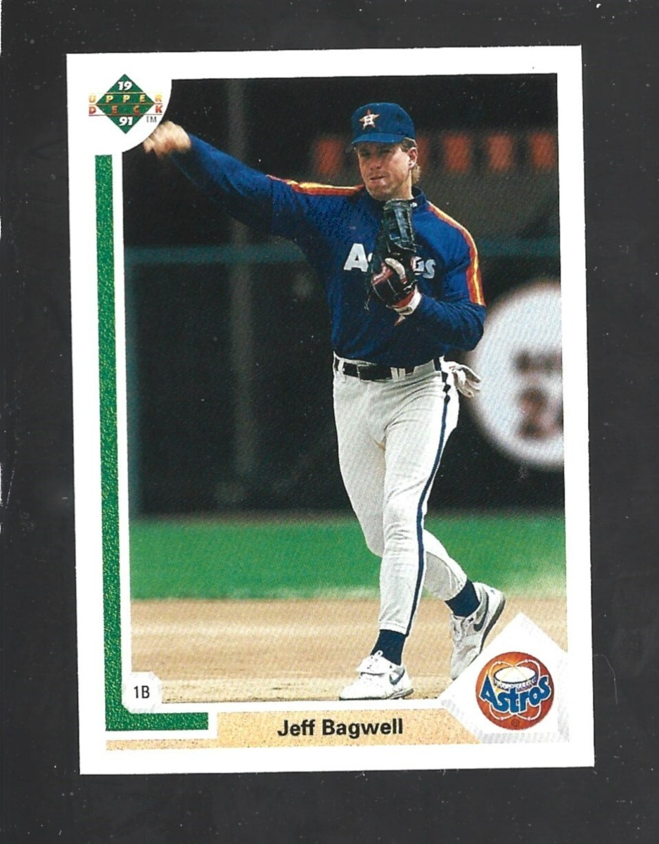 1991 Upper Deck #755 Jeff Bagwell rookie card, Houston Astros HOF