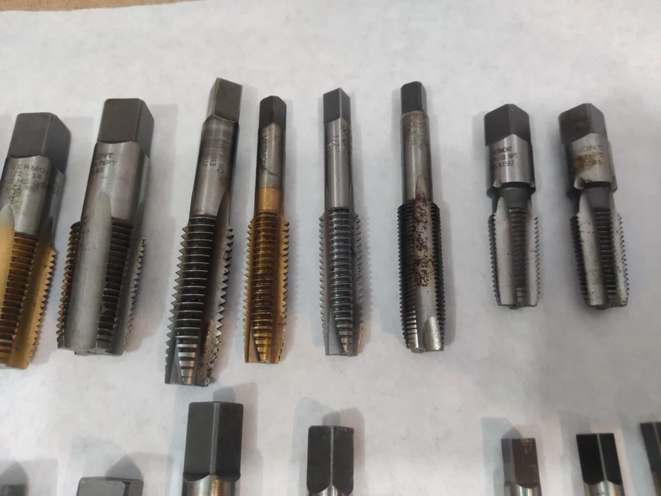 VERMONT PIPE TAP Lot 1-11 1/2 NPT HSS Plus Many More - 26 Total  - Image 4 of 4