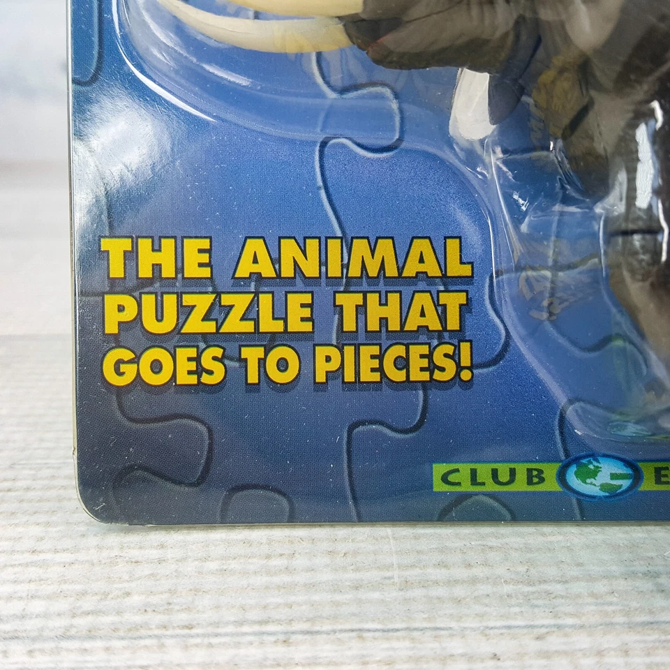 Club Earth Jungle Puzzables Elephant Puzzle Figura 3D 5 x 3" Sellado NUEVO Foto 2 de 4