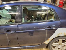 04-08 ACURA TL DRIVER LEFT REAR SIDE DOOR ASSEMBLY AEGEAN BLUE PAINT CODE B504P
