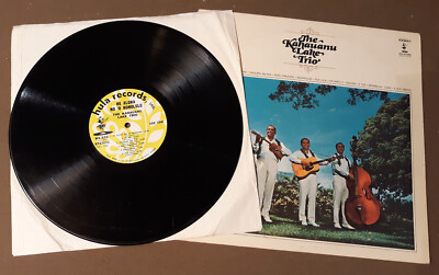 Kahauanu Lake Trio Singing Hawaiian Music by Hulu Records 33rpm