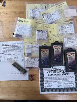 HeliCoil / Powercoil/Alabama Aerospace Thread Repair Inserts & Kit Lots w/Certs