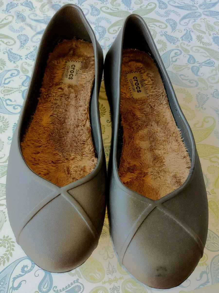 Fur lined ballet flats clearance