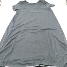 J. Jill Wearever Collection Black Jersey Dress Short Sleeve Stretchy Small