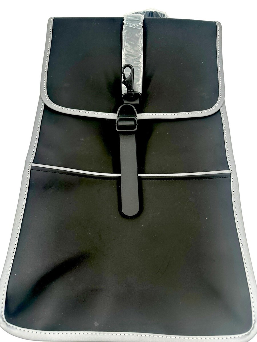 Rains Backpack Reflective Black Reflective 14090 Waterproof  display picture 2