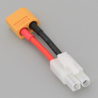 Tamiya Male to XT60 Male cable 14AWG 5CM wire For RC Airsoft