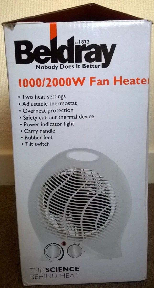 Beldray EH0567WK Fan Heater 2000 W | eBay