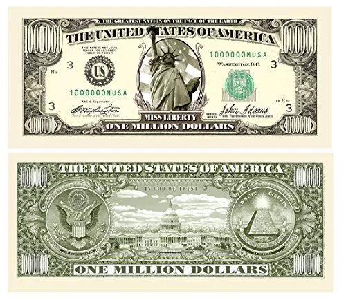 1000000 cheap dollar bill