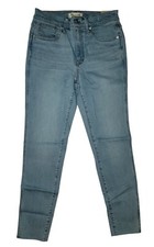 Madewell Women's Jeans 10" High-Rise Skinny *Sz 28W Blue Light Wash Stretch 