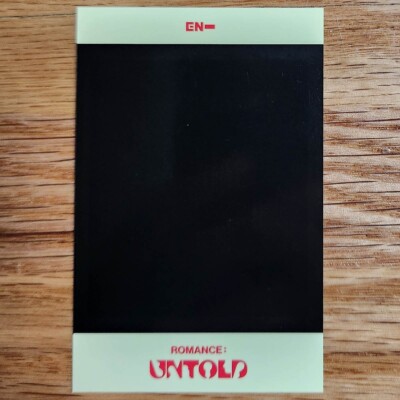 Sunoo Official Music Korea Lucky Draw Photocard Enhypen Romance