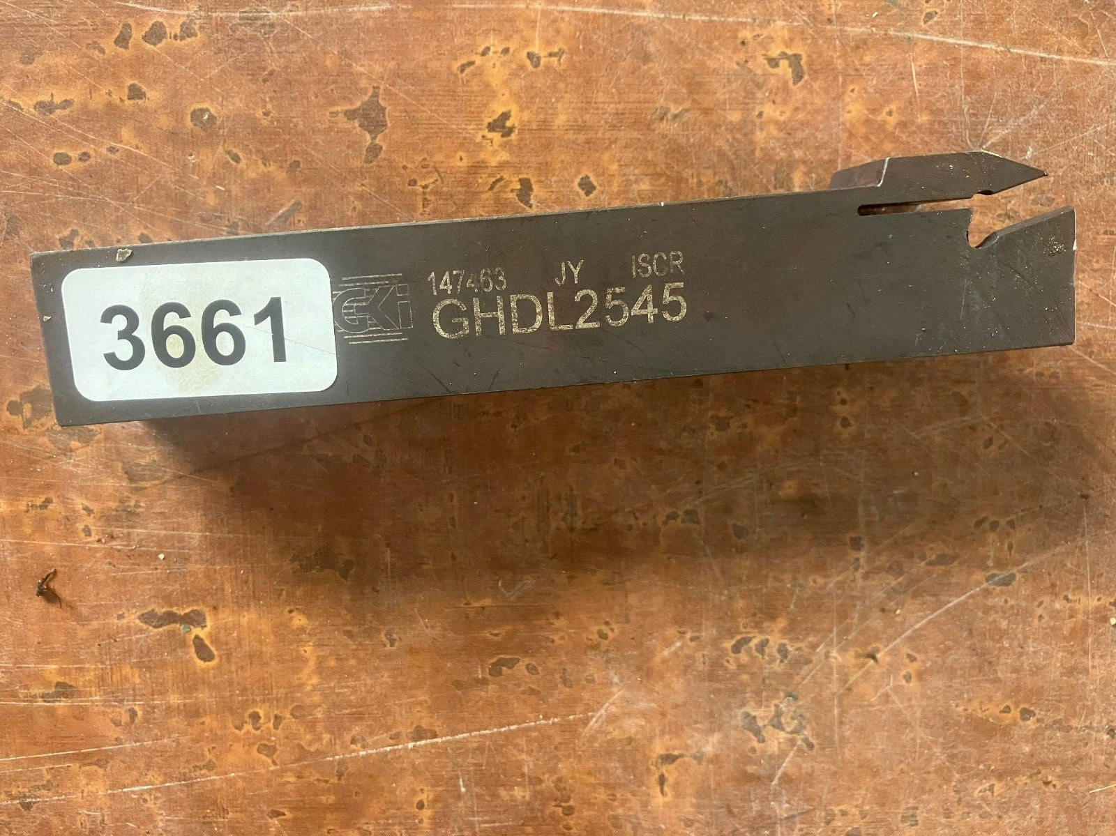 Used Iscar GHDL2545 Indexable Lathe Tool Holder, 9.5mm Square Shank