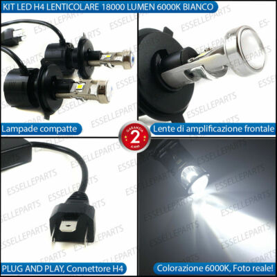 H4: Kit Bi Xenon Fiat Grande Punto (2005 - 2018) Specifico Zero-Spie - Foto 4