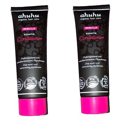 (129,90 /l) AHUHU Haarpflege Neu Pflege Rebuild Keratin Conditioner Spülung Kur