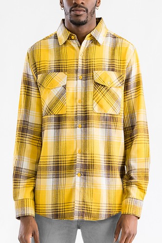 Camisa informal de manga larga con botones de franela talla EE. UU. - Imagen 3 de 110
