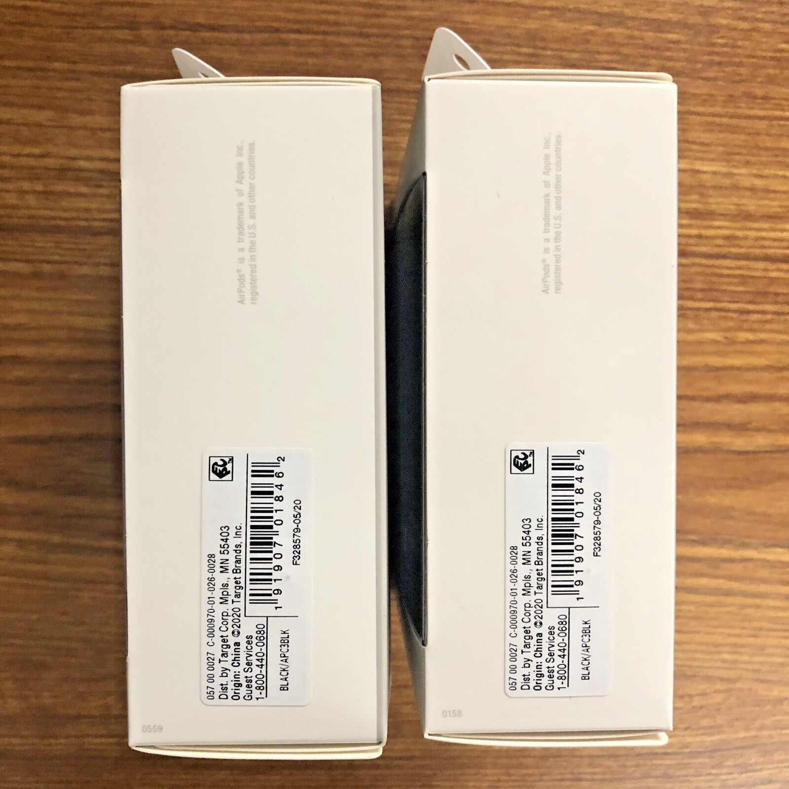 Hayday Earbud Case Cover Fits Airpod Gen 1 & Gen 2 Black Lot Of 2