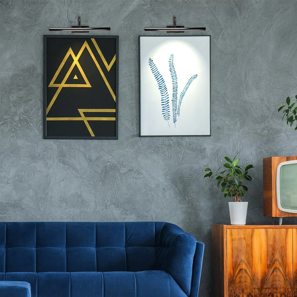 Mains Powered Adjustable Twin Picture Indoor Wall Lights