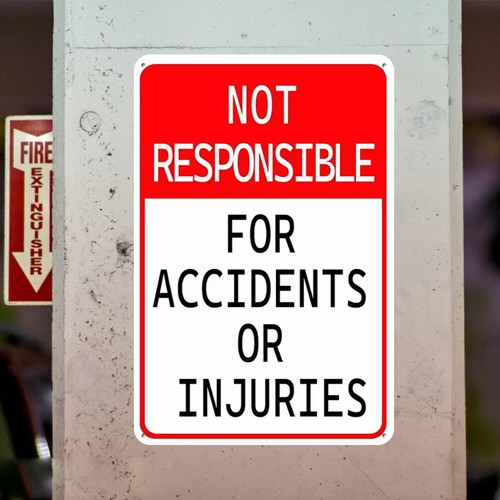 Metal Warning Tin Sign Rectangular Iron Painting Wall Home Bar Decor30x40cm - Picture 3 of 21