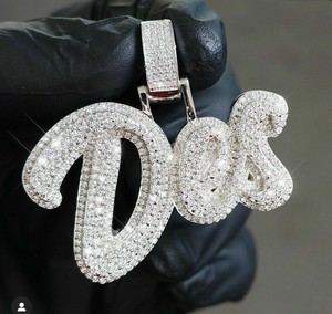 Mens Diamond Name Pendant Online, 52 