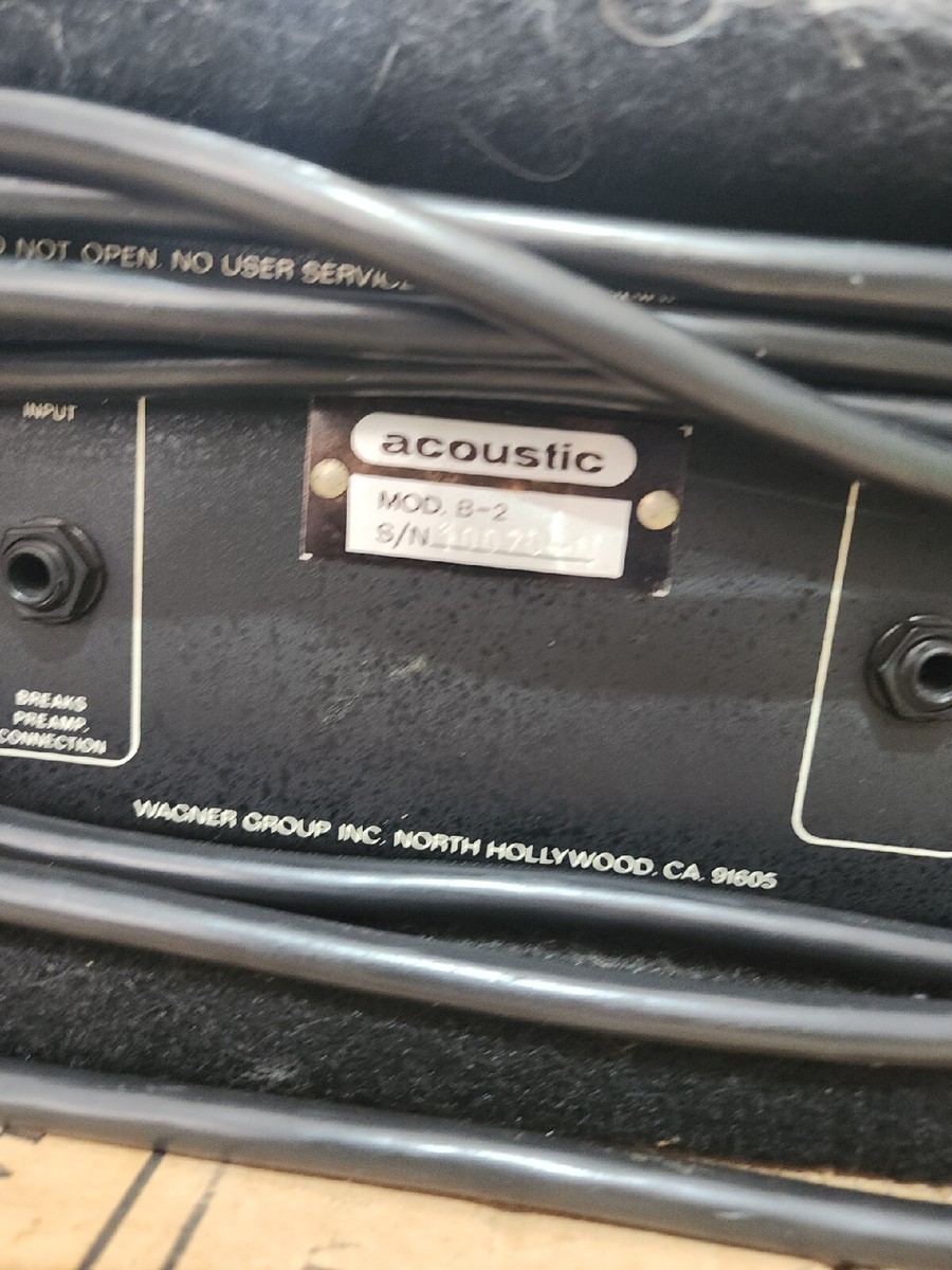 Acoustic B 2 Bass Amp Collaboration Series | eBay