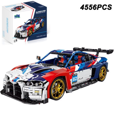 4555PCS Technical M4 Poweful Sport Car Building Blocks High Tech Supercar MOC Co