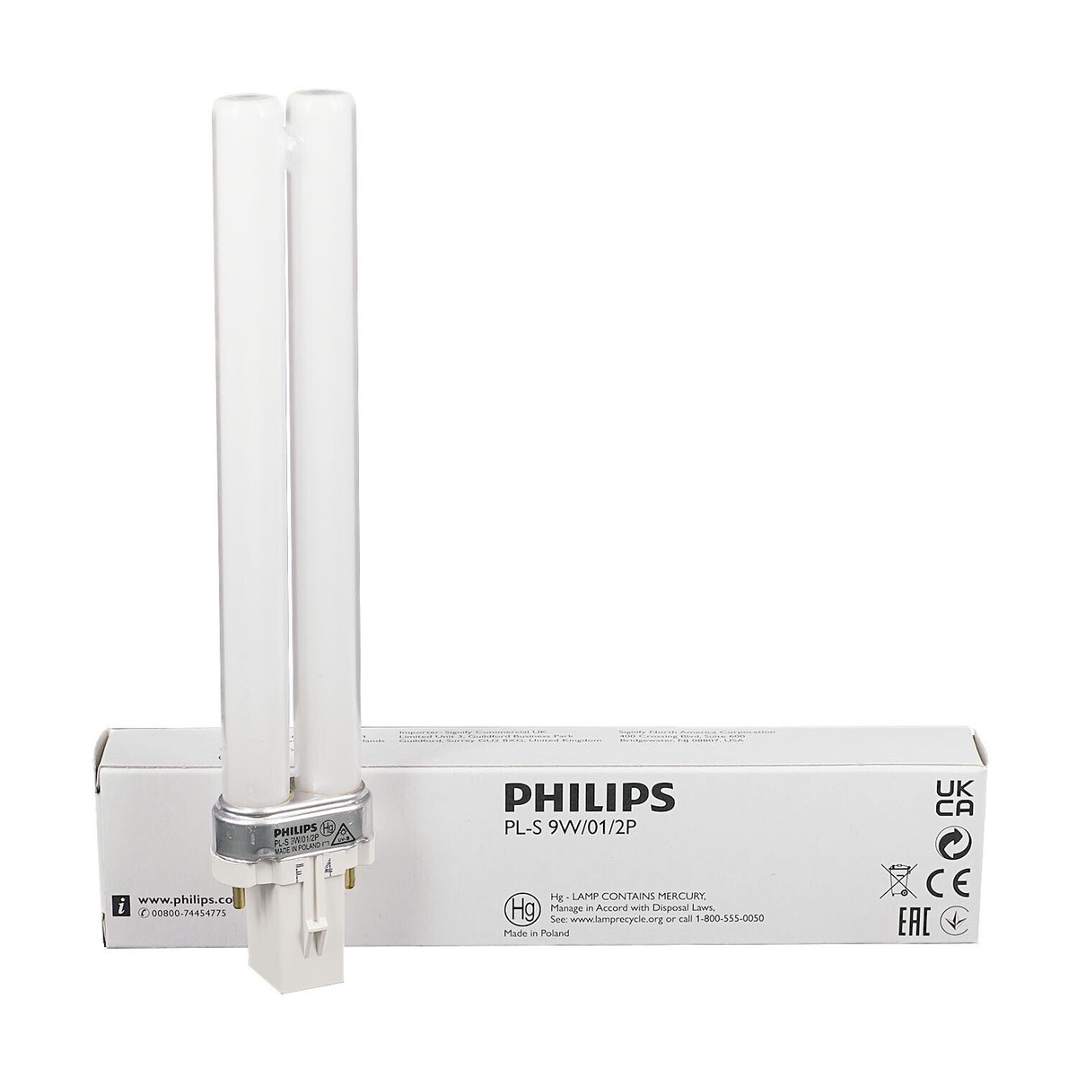 Philips UVB Narrowband 311nm Pl-s 9w/01/2p Bulb - for Vitiligo