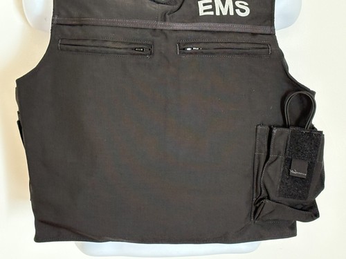 SECOND CHANCE Standard Tactical Armor Carrier Side Open M/L EMS Reflexive Black - Bild 7 von 13