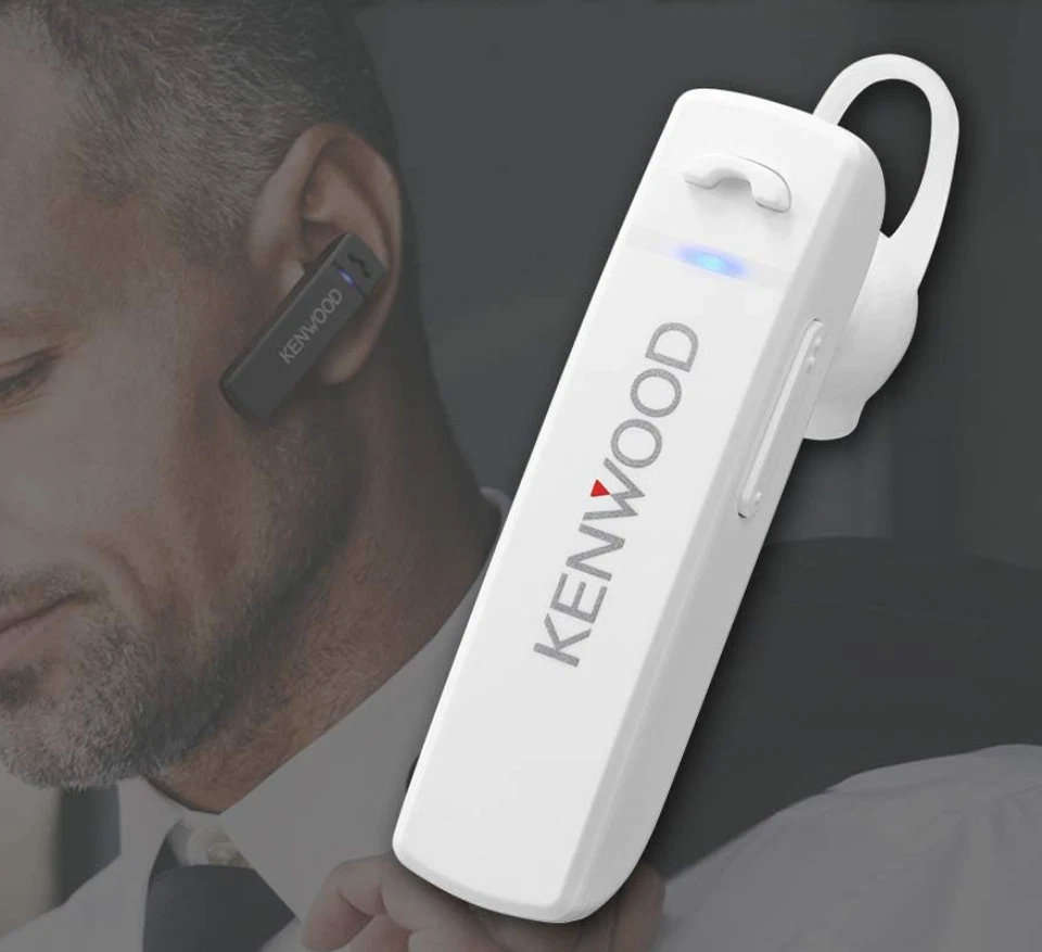 KENWOOD KH-M300-W Auriculares One Ear Auriculares Bluetooth Blanco Japón Foto 3 de 4