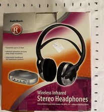 RadioShack Headphones Tested Comfort Adjustable 33-1234 Wireless No Manual Works