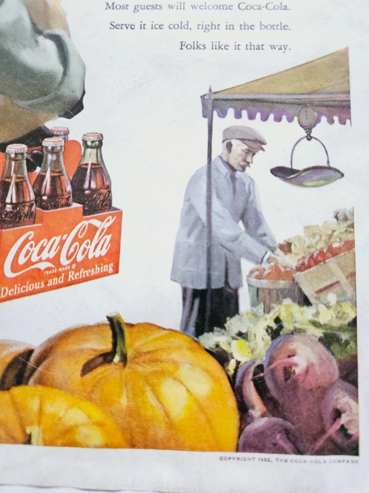 Coca Cola Bottling Company Old Magazine advertisement pic 16 x 12" modern frame - Image 4 of 4