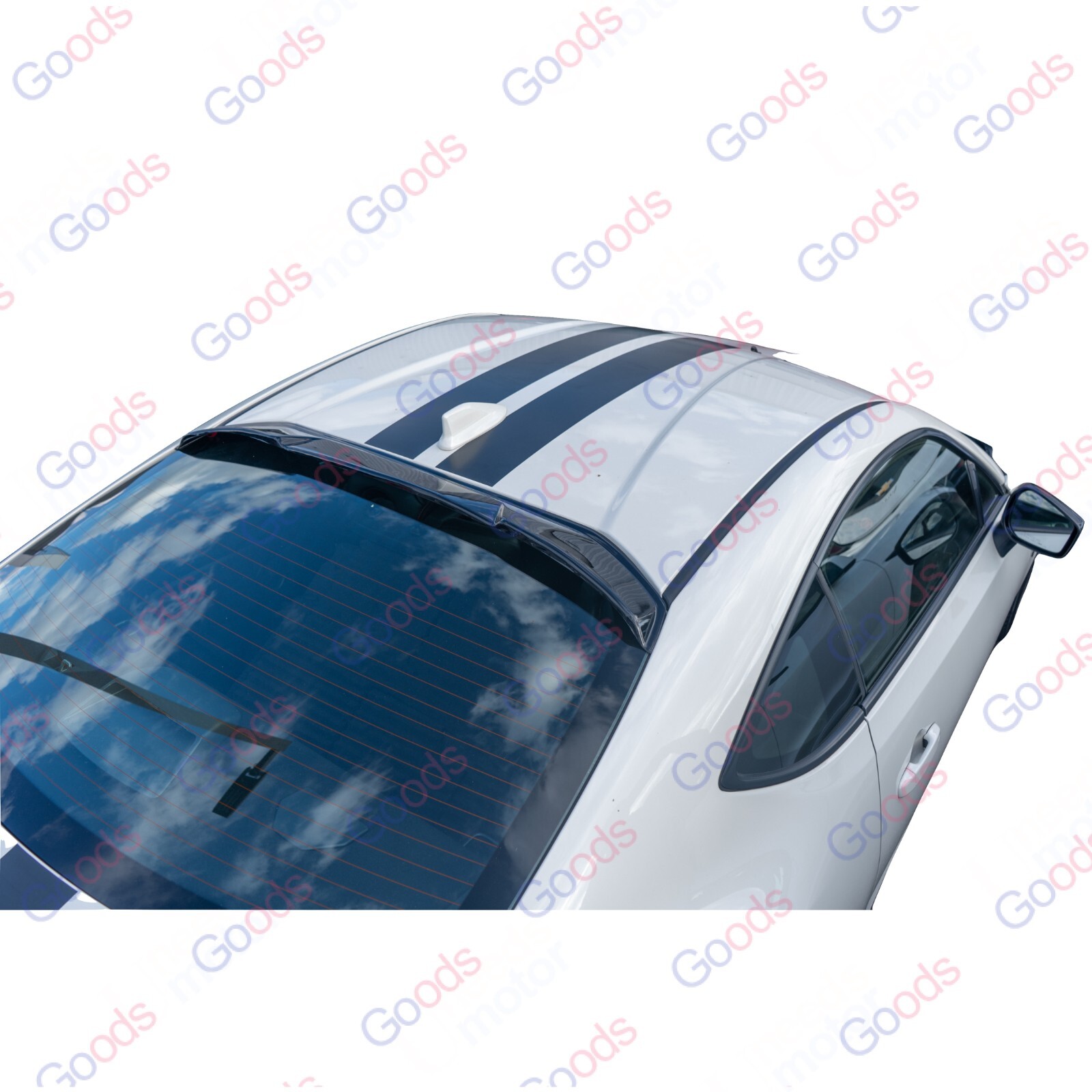 Fits Acura Integra 2023Up Gloss Black ABS Rear Roof Window Visor