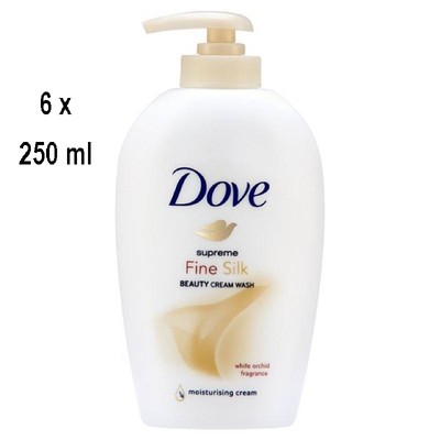 17,20  /L - DOVE Flüssigseife ''Fine Silk'' - 6er  Pack (6 x 250ml)
