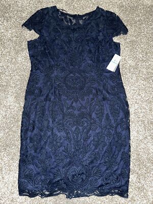 Alex Evenings Women Wedding Guest Dress Size 16 Petite Floral Short Knee |  eBay