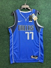 Unisex Dallas Mavericks Luka Don i  Nike Blue Swingman Jersey - Icon Edition Med