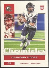 Desmond Ridder 2022 Panini Chronicles Draft Picks Pink Rookie RC  15