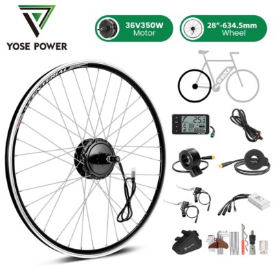 28'' Ebike Kit de Conversion Vélo Electrique 36V350W Cassette