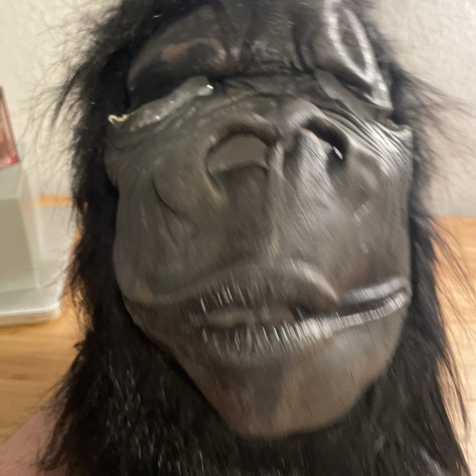 Adult latex Gorilla Mask Forum Masks Brand New Halloween Mask - Изображение 2 из 4