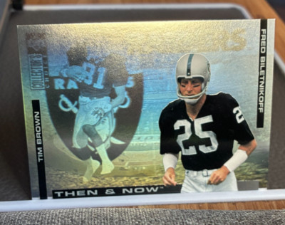 1994 Collector's Choice #2 Tim Brown / Fred Biletnikoff Then and Now
