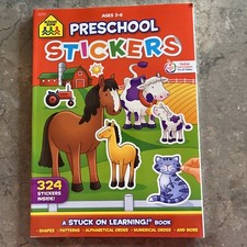Preschool Sticker Book W/ 324 Stickers Paperback