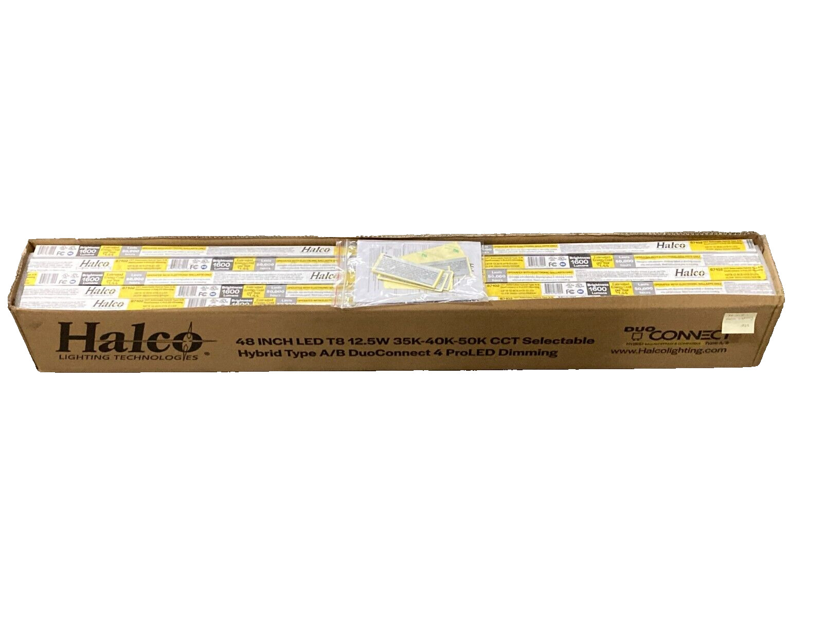 Halco LED Light Bulb 87102 12.5W T8 CCT, 48 Inch Dimming -25